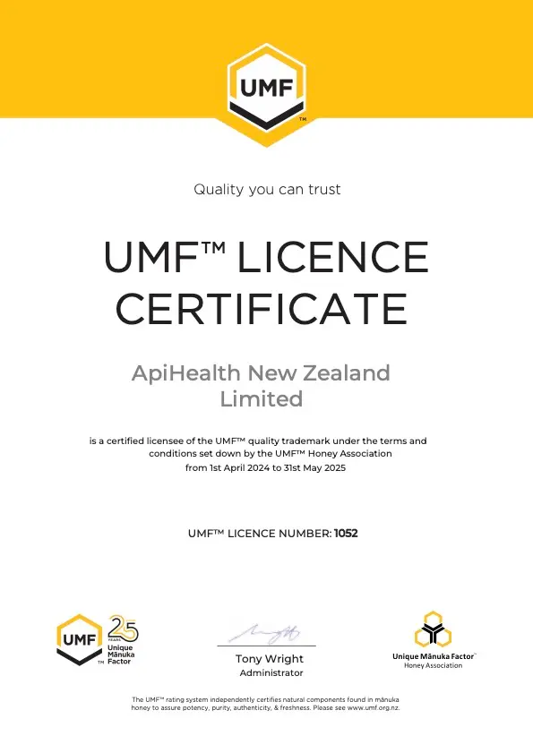 UMF License Certificate